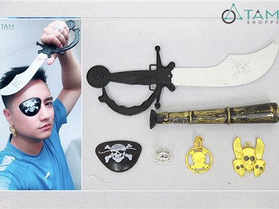 Bộ 6 món đồ chơi hóa trang hải tặc